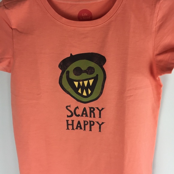 Life Is Good Girl’s Halloween T-shirt - Picture 2 of 4